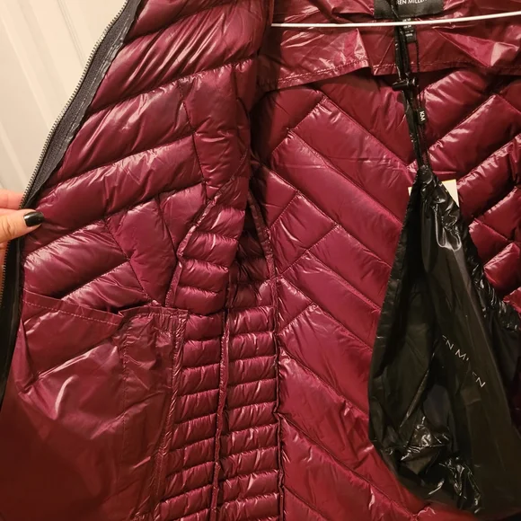 Karen Millen Black Feather Down Puffer Jacket - Picture 5 of 9